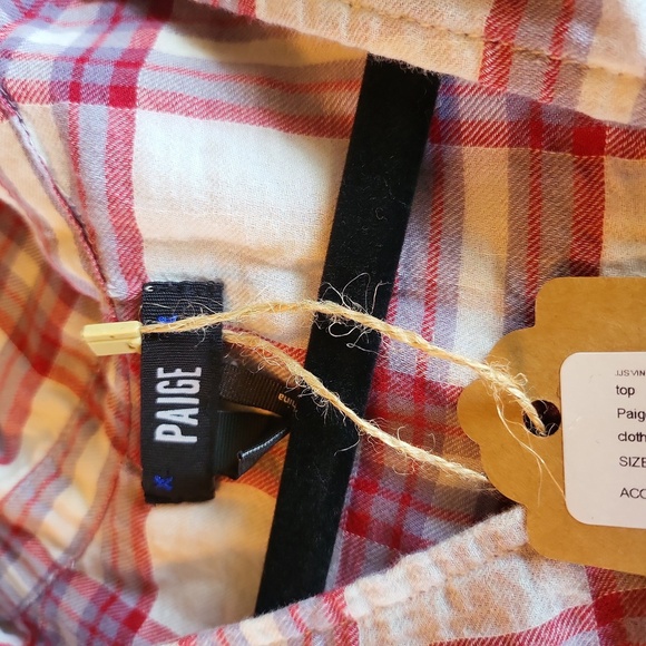 Paige Check Top - Picture 6 of 6